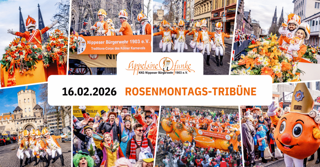 Kölner Karnevalsgesellschaft Nippeser Bürgerwehr 1903 e.V. - Rosenmontags-Tribüne